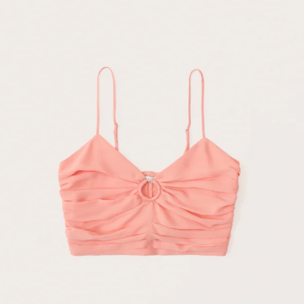 Abercrombie Ruched O Ring top